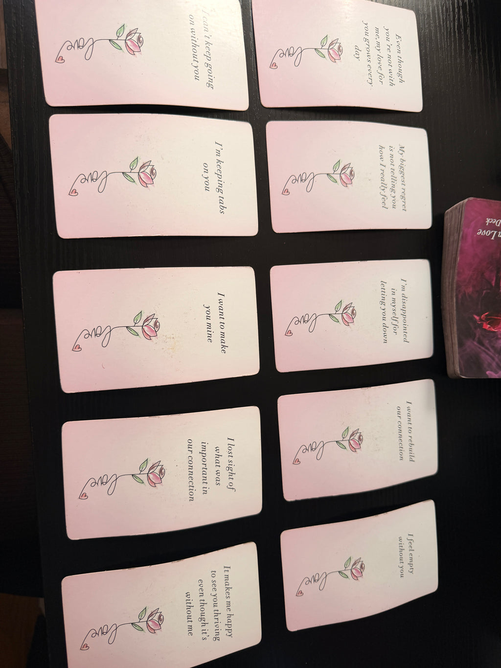 Full love msg ( from each love deck)